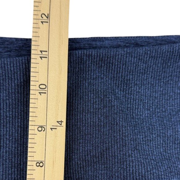 Kirkland Signature Women’s Size XL Navy Blue Brushed Leggings with Pockets - Picture 4 of 7